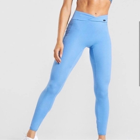 Gymshark Women’s Blue Crossover POISE Leggings, size XS - Picture 10 of 10
